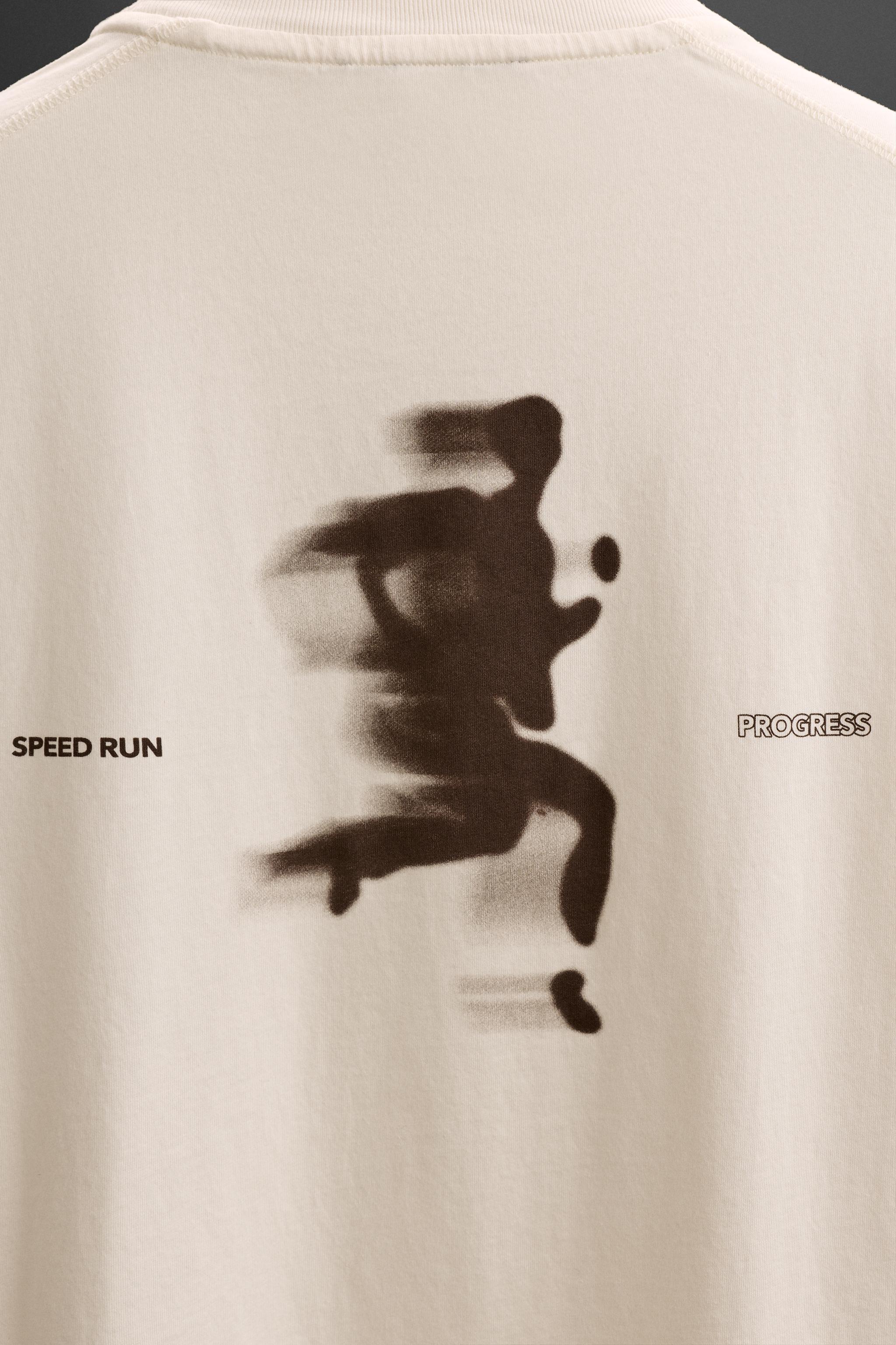 T-SHIRT IMPRIMÉ RUNNING